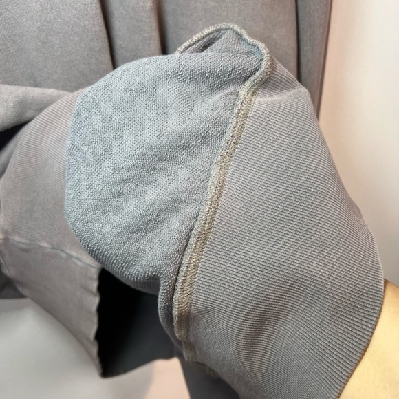 Goodfellow & Co Mens French Terry Crew Neck Cotton Sweatshirt Distressed Gray XL - Picture 8 of 12